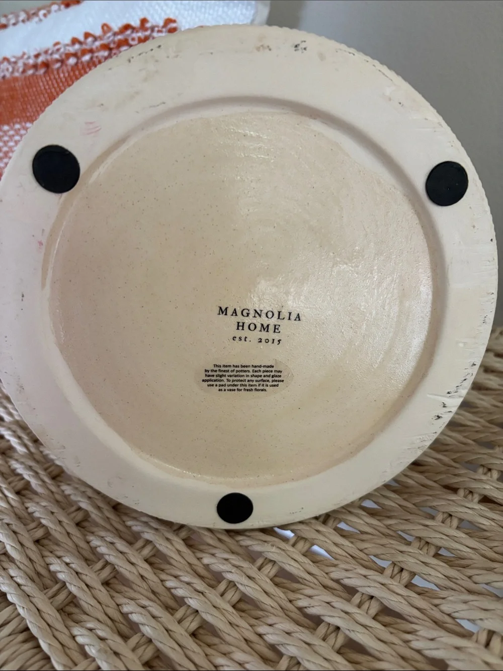 VASE CERAMIC JOJO GAINES MAGNOLIA HOME FIXER UPPER